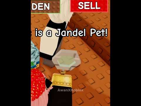 Jandel pet is real? #growagarden #roblox