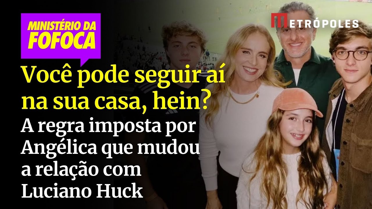 Você pode seguir aí na sua casa! A regra imposta por Angélica que mudou a relação com Luciano Huck