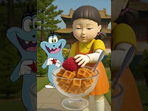 Unexpected Dinner Party with the Squidgame Doll #squidgame #funny #asmr #video