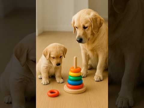 A loving mom with a genius puppy.