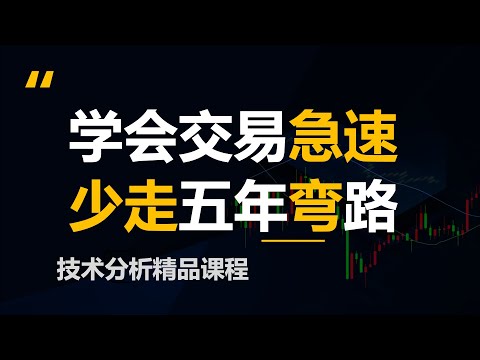 学会交易急速，少走五年弯路(价格行为学)