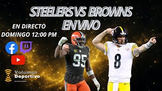 STEELERS VS BROWNS - NFL EN VIVO