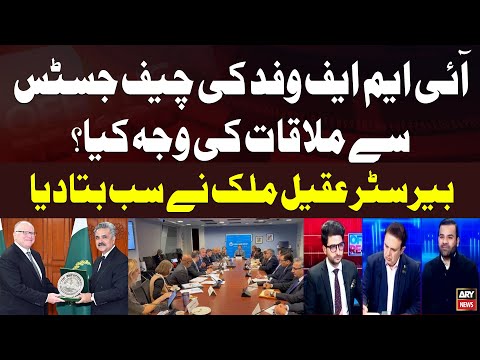 Why did IMF delegation meet CJP Yahya Afridi? - Barrister Aqeel Malik Told Everything