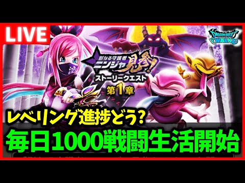 【ドラクエウォーク】ニンジャのレベリング進捗どうですか？新作ドラクエアプリはやる？【雑談放送】