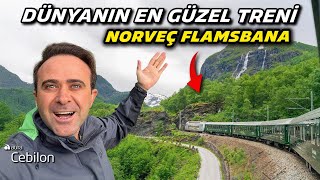 Norveç'de BURAYA BAYILDIM - Dünyanın EN GÜZEL TREN Yolculuğunu Yaptım !!!