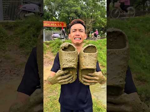 Survival Skills SMART Idea and USEFUL chapal ganda hogya#bushcraft #camping #outdoors #usefulpart50