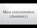 Mass Concentration and Related Concepts
