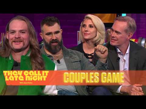 Jason & "Kylie" Kelce vs. Joe Buck & Michelle Beisner-Buck | They Call It Late Night