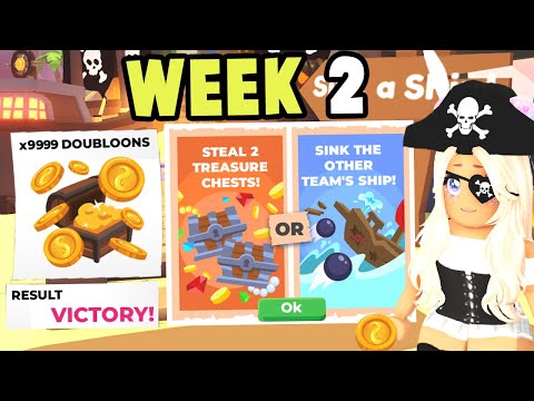 Summerfest WEEK 2 in Adopt Me! (How to Play Sink a Ship Minigame!)