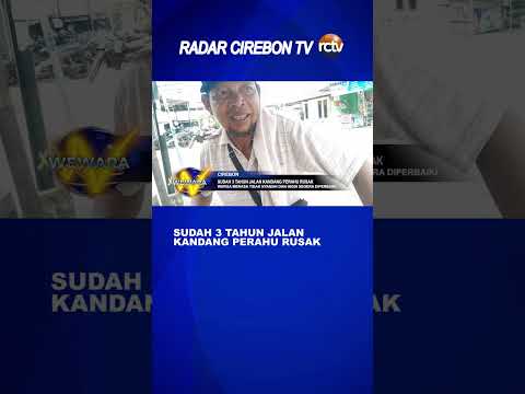 Sudah 3 Tahun Jalan Kandang Perahu Rusak