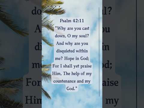 Psalm 42:11 — Hope in God