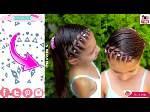 💕 Peinados FÁCILES para la escuela en5 MINUTOS! • Easy 5 MINUTE Hairstyle | Wilvita 💕