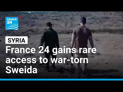 YouTube video thumbnail: Syria: France 24 Gains Rare Access to War-Torn Sweida After Deadly Clashes