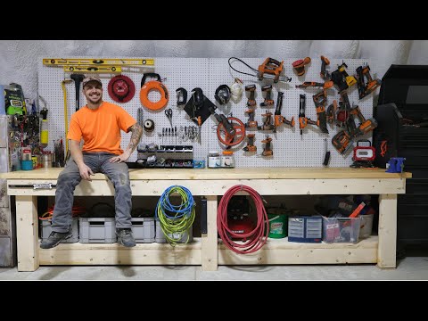 Building a Shop Workbench & Corned Caribou | Warm Winter Weather at the Cabin