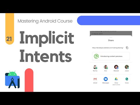 Implicit Intent in Android - Mastering Android #21