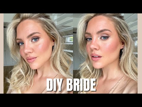 Dewy, Bronzed Bridal Makeup | DIY Bride | Elanna Pecherle 2021