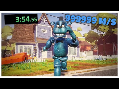 Hello Neighbor Speedrunner vs BEAR5 (KORKUTUCU)