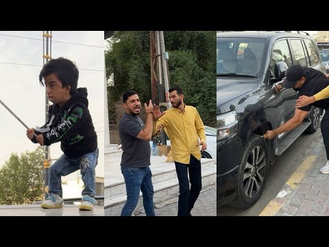 صارت طركاعه بسيد ولاء فلشت الجام والتايرات مال سيارته😂🔥
