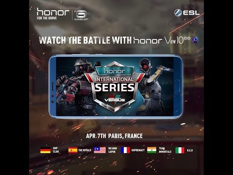 Honor & Gameloft MCVS Grand Final Competition with ESL in Paris on April 7, 2018