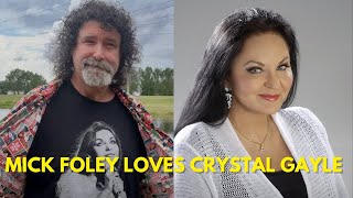 believe it or not, ​mick foley loves crystal gayle. full conversation wednesday 7.22 on #pickinitout