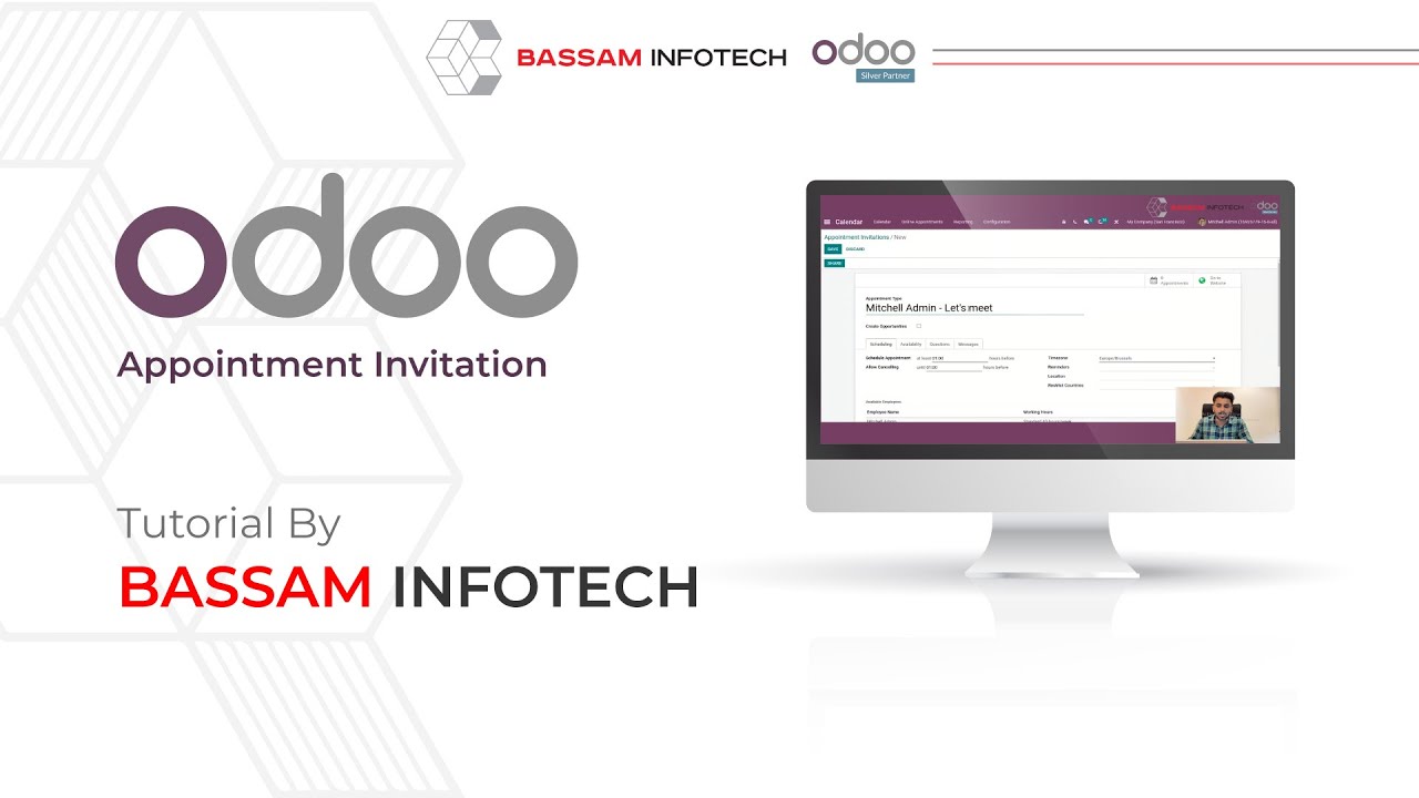 Appointment invitation in Odoo 15 | Tutorial video | 04.07.2022

Here we are discussing Odoo 15 Calendar Module, which is helping us to manage and set appointment invitations and events.