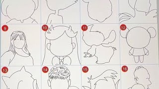 Desafio do desenho, adivinhe quem é