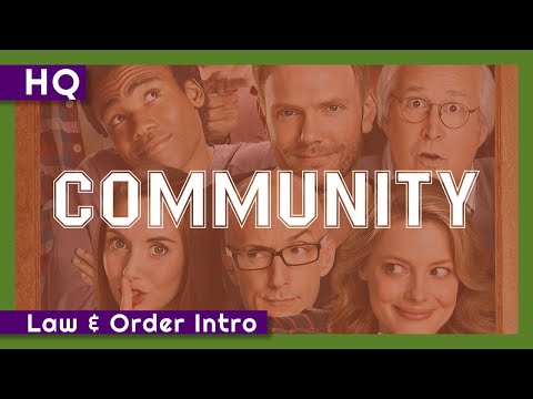 Community (2009-2015) Law & Order Intro