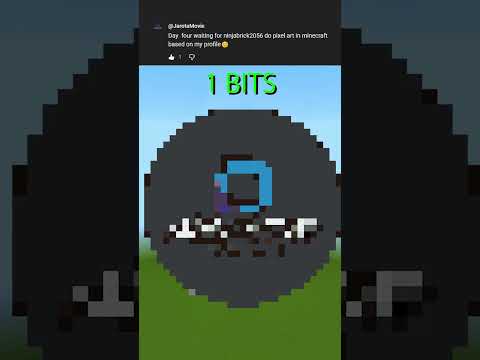 My Subscriber Satisfying Pixel Art in Minecraft! 368 #effectking #shorts #gaming #minecraft