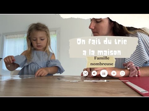 On fait du trie à la maison ! Vlog Allo Maman