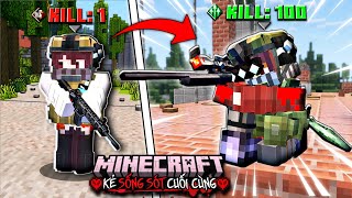 MINECRAFT NHƯNG NGƯỜI CUỐI CÙNG SỐNG SÓT TRONG ĐẤU TRƯỜNG CHIẾN THUẬT SẼ CHIẾN THẮNG!