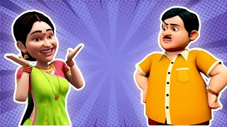 जेठा और दया के मजेदार हिंदी बालगीत | Best of Jetha & Daya | TMKOC Hindi Rhymes | #tmkochindirhymes