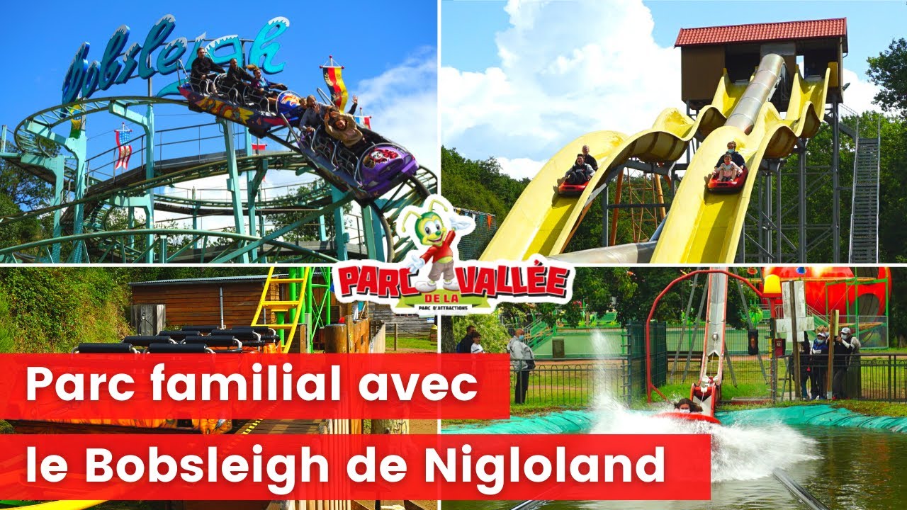 Parc de la Vallée, on retrouve le Bobsleigh de Nigloland dans ce parc d'attractions