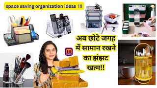 Kitchen /Home Organization Idea|Amazon RENTER friendly Kitchen ideas|No DRILL Organization Ideas