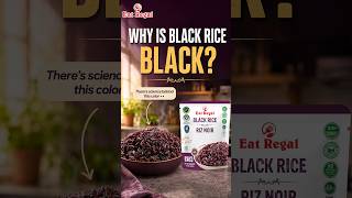 Why is black rice actually black? 👀🍚#eatregal #blackrice #rice #viral #shorts #treanding #food #usa