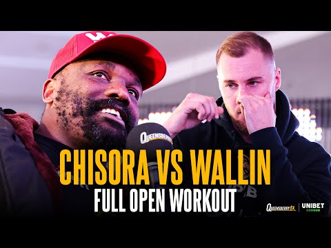 FULL OPEN WORKOUT! Derek Chisora vs Otto Wallin – The Last Dance 🥊