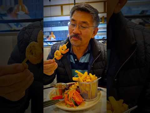 #dinner #steak  #prawns