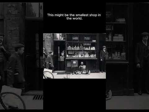 A Rare Glimpse into History – The World’s Smallest Shop in 1900s London #shorts