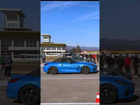 DRAG RACE! Porsche 718 Cayman S v BMW Z4 M40i #shors