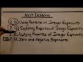 Exponents and Their Properties