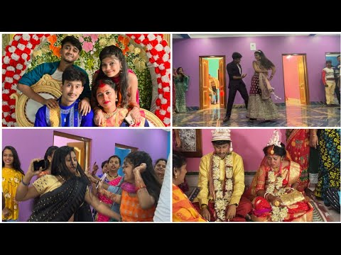 বৌভাতে সবার মারাত্মক নাচ 😍| বৌদি খুব কাঁদলো☹️