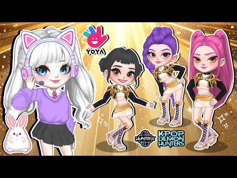สาวๆ Huntrix ในเกม YOYA TIME 💜🩷💚 | K-POP DEMON HUNTERS