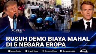 Rusuh Demo Biaya Mahal di 5 Negara Eropa, Kelakar Trump Ajak Warga As ke Paris Untuk Ikut Revolusi
