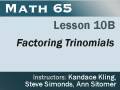 Factoring Trinomials and Binomials