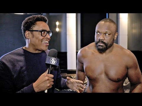 Derek Chisora CONFRONTED over TRUMP & FARAGE, HEATED CLASH with Radio Rahim