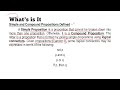 Understanding Propositions and Connectors