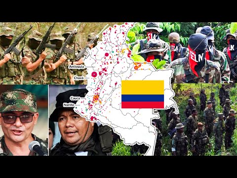 ⚠️🇨🇴 TODOS los GRUPOS ARMADOS de COLOMBIA: Narcoguerrillas, Cárteles y Paramilitares | EXPLICADOS 🔴