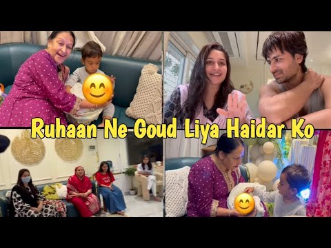 Ruhaan Bhaiya Ne Pyaar Lutaya Apne Chhote Bhai Haidar Ko🥰👶🤭