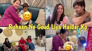 Ruhaan Bhaiya Ne Pyaar Lutaya Apne Chhote Bhai Haidar Ko🥰👶🤭