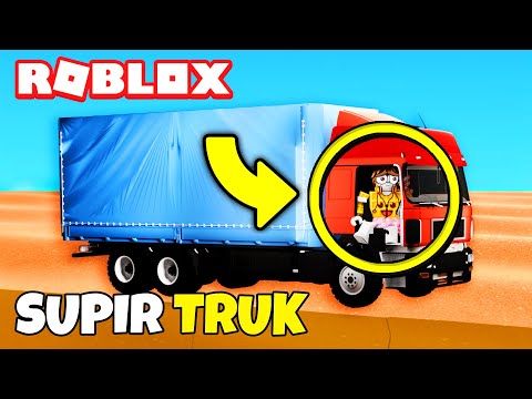 AKU JADI SUPIR TRUK DI ROBLOX! HARUS LEWAT TEBING COY!