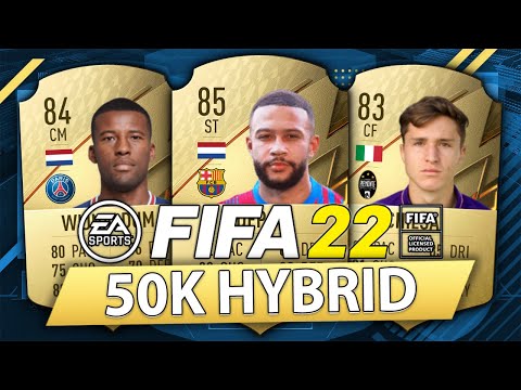 50K MARKET CRASH SQUAD BUILDER! FIFA 22 (INSANE 50K HYBRID)
